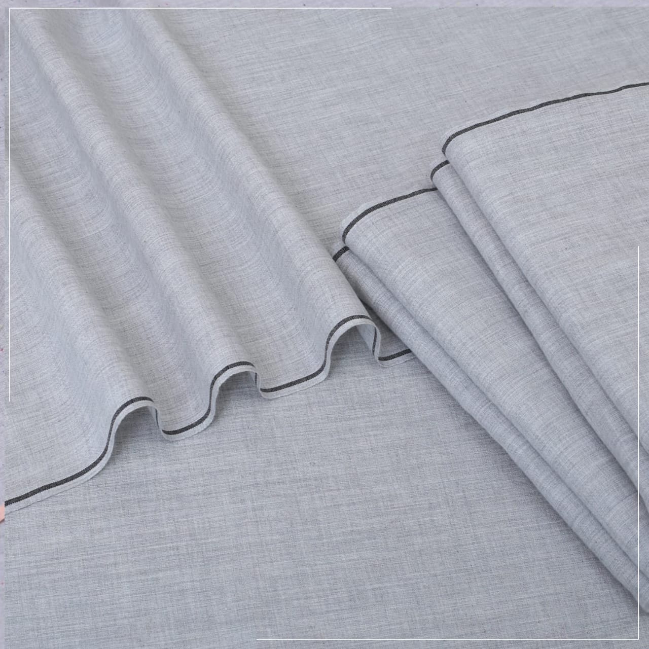 Silver Grey Lawn Khaddar ( DJL - 104 )