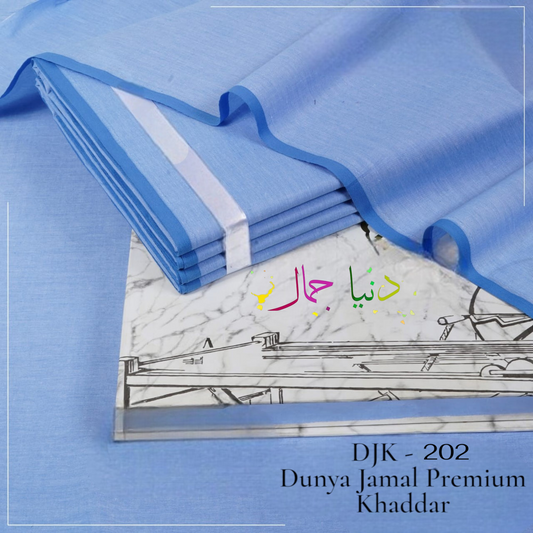 Elegant Blue Premium Khaddar ( DJP - 202 )